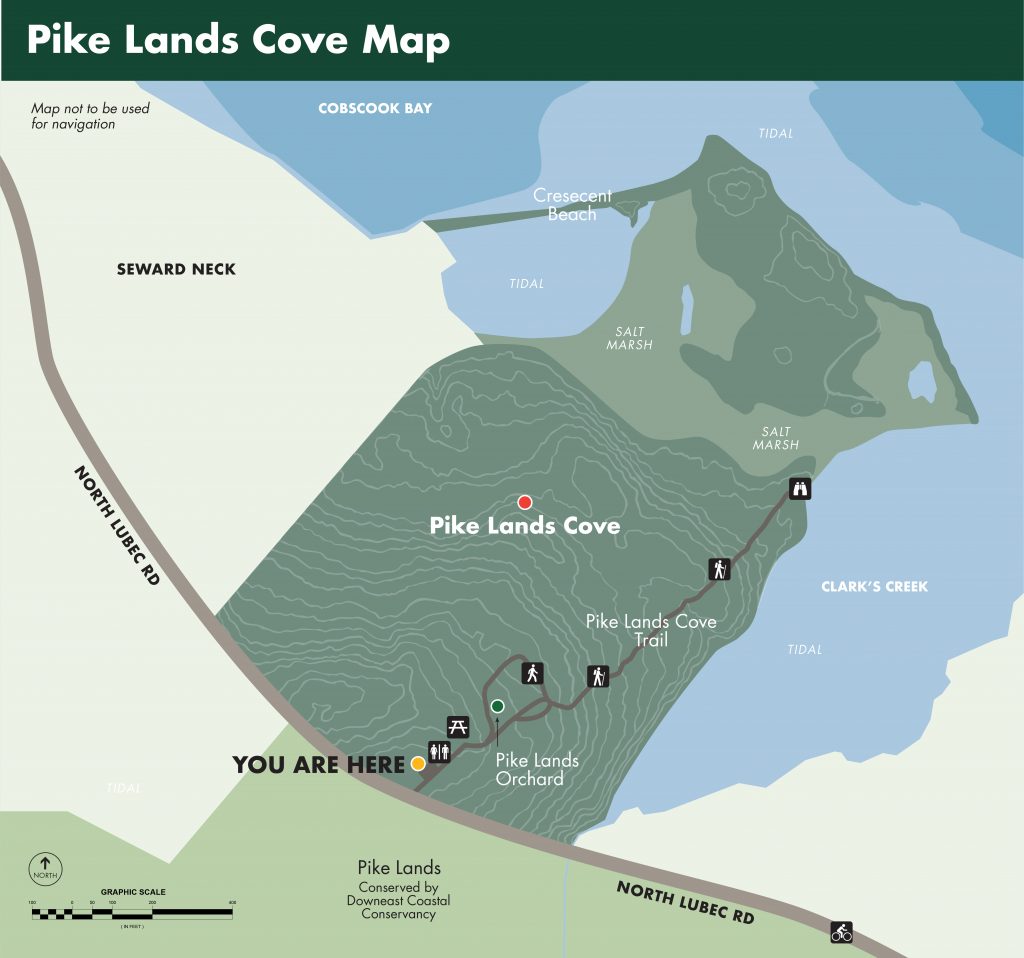 Pike Lands Cove Map